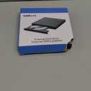 Amicool External DVD Drive USB 3.0 USB C CD Burner CD/DVD +/-RW Optical Drive, Slim Portable DVD CD ROM Rewriter Writer Duplicator for Laptop Desktop PC Windows 11/10/8/7 MacBook Mac Linux OS Apple