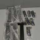 6 PCS Adjustable Height Bed Support Legs, Heavy Duty Metal Bed Frame Support Legs, 10.2-16.5 inch Furniture Risers Replacement with Non-slip Base for King Queen Slats/Furniture/Table/Couch/Sofa/Dresser