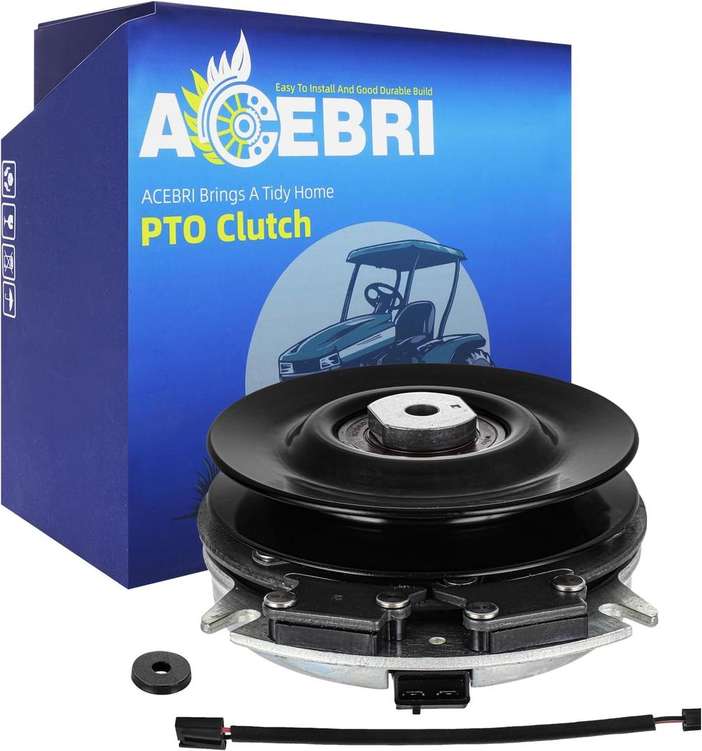ACEBRI PTO Clutch for Exmark Lazer Z (LZ18KC523, LZ22KC523, LZ22KC604), for Exmark: 631644, 631731, 633098 Clutch for Exmark 103-0500, 103-0661, 103-0662, 1-631644, 1-631731, 1-633098 Clutch