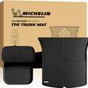 Michelin Vehicle Mat for 2025-2027 Tesla Model Y 5 Seat (3 Piece) | Frunk & Trunk Mats All-Weather TPE Custom Fit Liner, Elite Series
