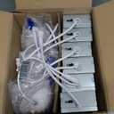 Adetu 3 Inch 5CCT Gimbal Led Recessed Lighting with Junction Box, 2700K/3000K/3500K/4000K/5000K Selectable, 7W Eqv 80W, 360°+90° Adjustable Recessed Lights, 800LM Brightness  ETL (White, 6 Pack)