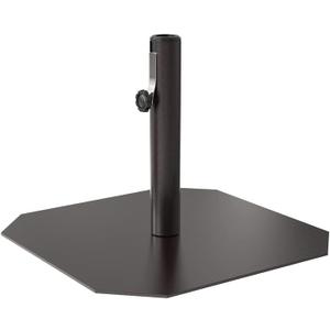 wikiwiki Iron Base Market Patio Umbrella All-Iron Weight Base Non-Rust Heavy Duty Outdoor Table Umbrella Weights Stand, 26 Lbs (Dark Brown)