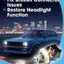 Headlight Switch Pigtail Kit 8Pin Connector Compatible with GM Chevy 1968-1984 Replace 01995179 1995179 D1588 19245093