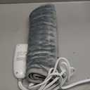 Deepsoon Heating Pad,Electric Heating Pads for Back,Neck,Abdomen,Moist Heating Pad for Shoulder,Knee,Arms,Legs,Dry/Moist Heat & Auto Shut Off,Christmas Gifts for Men and Women,Light Gray,24x12