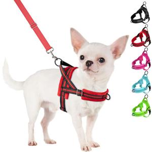 SlowTon No Pull Small Dog Harness and Leash Set, Puppy Soft Vest Harness Neck & Chest Adjustable, Reflective Lightweight Harness & Anti-Twist Pet Lead Combo for Small Medium Dogs (R-Front Clip,S) SlowTon No Pull Small Dog Harness and Leash Set, Puppy Soft Vest Harness Neck & Chest Adjustable, Reflective Lightweight Harness & Anti-Twist Pet Lead Combo for Small Medium Dogs (R-Front Clip,S)