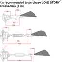 LOVE STORY 13' x 20' Rectangle Sand Sun Shade Sail Canopy UV Block for Outdoor Patio Garden Backyard