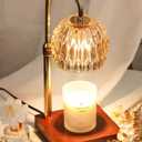 Candle Warmer Lamp, Wax Melter Warmer with Adjustable Height & Timer, Birthday Gifts for Women Mom, Christmas Gifts, House Warming New Home Office Decor for Jar Candles (Crystal)