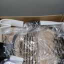 18" Basketball Rim Replacement, Wall-Mounted Basketball Hoop with Net, Double Spring Solid Rim, Indoor/Outdoor