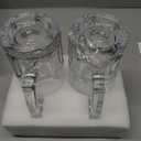 34fl.oz/1L Large Heavy Glass Beer Mug Set of 2 with Handle