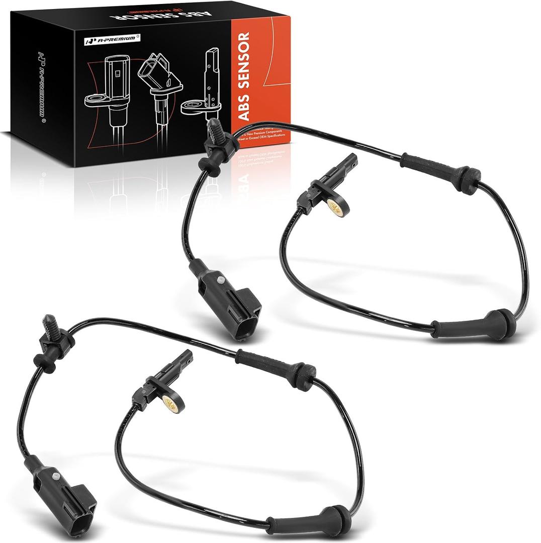 A-Premium ABS Wheel Speed Sensor Compatible with Jaguar Models - XF 2016-2023, XE 2016-2021 - Rear Driver and Passenger Side, Replace# T2H4068