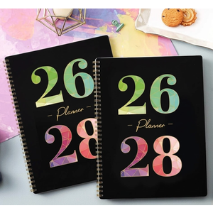 2026 Planner - 2028 Planner Weekly and Monthly from January to December, 9" x 11", Planner 2026-2028 with Inner Pocket, Colorful Coated Tabs