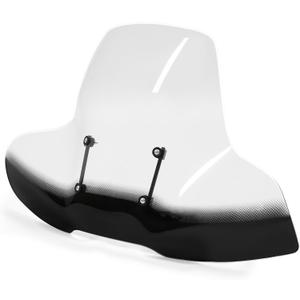 HECASA ATV Windshield Compatible with Polaris Arctic Cat Honda Yamaha Can-Am Kawasaki Harley Motorcycle Windscreen W/Hand-Guard