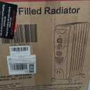 Kismile 1500W Oil Filled Radiator Heater, Portable Electric Heater with 3 Heat Settings, Adjustable Thermostat, Overheat & Tip-Over Protection, Oil Heaters for Indoor Use (Grey) (26.1inches)