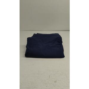 Biscaynebay Extra Long Fabric Shower Curtain Liner 72" Width by 84" Length, Navy Water Resistant Bathroom Curtains, Rust Resistant Grommets Weighted Bottom Hem Machine Washable Set of 6 Pack