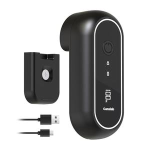 Canslab Turbo Rechargeable Can Opener - Professional Grade Blade, Auto-Stop, LED Battery Life Display, Wall-mountable, Side Cut Electric Can Opener for Smooth Edge, Hands-free Operation,USB-C Charging