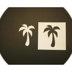 2 x 4" inch Palm Tree Style Design Reusable Mylar Cutout Stencil Sign Art Craft DIY Supplies by CharmingSS LZ-4in-1083