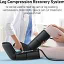 QUINEAR Leg Recovery System for Athletes, Air Compression Recovery Boots Massager for Circulation and Pain Relief - 9 Intensities 60-140 mmHg - FSA-HSA Eligible