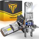 FAHREN Upgraded & Brightest H7 Led Bulbs, (,%)  , Ultra Bright 6500K H7 fog light, Mini Size No Adapter Needed.IP68 Waterproof,Plug and Play, Pack of 2