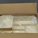 Makeup Organizer with Drawers,Large Capacity Countertop Organizer for Vanity,Bathroom and Bedroom Desk Cosmetics Organizer,Easy To Storage Skincare,Brushes, Eyeshadow,Lipstick (All Cream, Large)