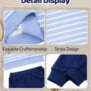 Toddler Boys Sweatsuit 12M-5Y Baby Boy Sweatshirt Outfits Quarter Zip Pullover Matching Joggers (2Y-3Y, Blue)