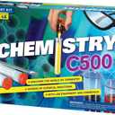 Thames & Kosmos Chemistry Chem C500 Science Kit with 28 Guided Experiments 48 Page Science Guide Parents Choice Silver Award Winner, 13.1" L x 2.6" W x 8.9" H