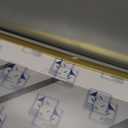 Americanflat 28x40 Poster Frame with Polished Plexiglass - Use as 24x36 Frame with Mat or Display 28x40 Photo Without Mat - Streamline Collection - Thin Border Picture Frames for Wall - Gold