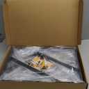 Heavy Duty Shelf Brackets Wall Mount Steel Bracket Wall Brackets for Shelves (Black, 16 x 10 Inch-3 Pairs)