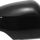 Car Right Side Mirror Passenger Side Mirror Car Side Door Mirr-or Cover Rear View Mirr-or Cap Gloss Black for Su-ba-ru Forester 2014-2017 for Outback 2015-2018 for XV 2013-2016