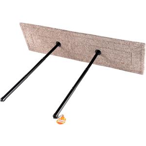 Rectangular 8''x32'' Chimney Flue Plug 100% Natural Wool, Damper Draft Stopper Plug,Fireplace Plug Seal Save Energy Block The Smell & Draft