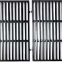DC130 17.5" 7638 2pk Cast Iron Cooking Grill Grates Replacement for Weber Spirit 300, 310, 320 Series, Spirit 700, Genesis Silver B/C, Genesis Gold B/C, Genesis Platinum B/C Gas Grills