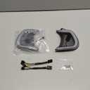 LED Headlight Vent Turn Signal for Road Glide, LED Fairing Vent Accent Lamp Indicator Side Lights for Harley Road Glide FLTRX Special FLTRXS CVO Ultra FLTRX 2015-2024 Accessories (Clear Lens)