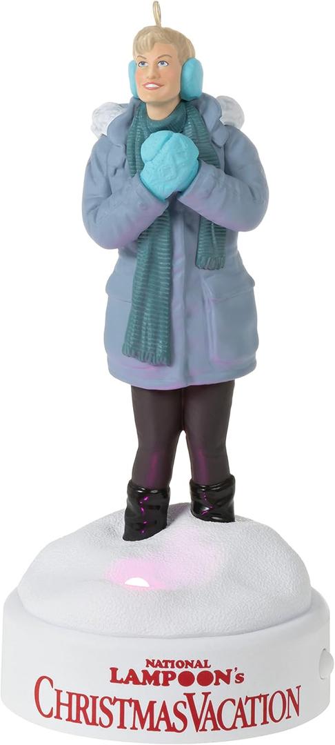 Hallmark Keepsake Christmas Ornament,Plastic, 2022, National Lampoon's Christmas Vacation Collection Ellen Griswold, Light and Sound