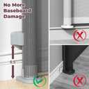 Retractable Baby Gate for Stairs, 55" Wide Mesh Dog Gate Indoor, 34" Tall Child Gate for Doorways, Hallways, Deck, Indoor Outdoor Pet Baby Safety Essentials for Home, Grey