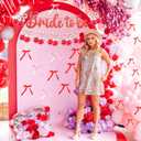 34 PCS Bride to Be Cherry Themed Bridal Shower Decorations Coquette Cherry Banner Balloons Shes Tying the Knot Bachelorette Party Decor Wedding