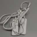 PD30W Split Extension Cord 10FT (5FT on Each Side), Single Flat Plug Twin Extension Cord with 4 AC Outlets, 2 USB-A & 3 USB-C, Nightstand Charging Station for Bedroom, His and Hers