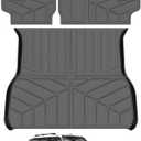 OUSUWO SUV Cargo Liner with Backrest Mats Fit for 2024 2025 Toyota Land Cruiser Prado 250 J250 LC250 (Only for 5 Seat,US Version), All-Weather TPE Toyota Land Cruiser Prado Trunk Mat Accessories