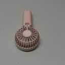 AMACOOL Handheld Fan Foldable, 5000mAh Rechargeable Hand Fans with Powerful Cooling, 4 Speeds, LED Display, Portable Fan for Travel,Concerts,Makeup,Lash,Outdoor Events,Gifts Women (Pink)