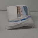 Oubonun 18 x 18 Outdoor Pillow Inserts (Pack of 2) - Square Waterproof Throw Pillow - Decorative Throw Pillows Insert for Couch Sofa Bed Patio Furniture - White Pillow