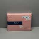 Bedsure Cooling Sheets Twin, Rayon Derived from Bamboo, Breathable & Soft Twin Sheets Set, Deep Pocket Up to 16 Inches, Hotel Luxury Silky Bedding for Hot Sleepers, Blush Pink