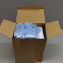 AmazingSpark 50 Pcs White Blue Mini Gift Bags Bulk 6.3 x 3.9 x 2.8 Inch Party Favors Elegant Small Gift Bags with Handles and Ribbon Bows for Wedding Birthday Bridal Baby Shower Party Favors