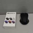 Mouse for MacBook Wireless Bluetooth Mouse Laptop MacBook Air Mac Pro Rechargeable Silent PC iPad Optical Mouse with Jiggler Dual Mode Switch Bluetooth 5.2/3.0 and 2.4GHz USB Type-C Receiver Black