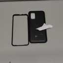 SURITCH Phone Case for Samsung Galaxy Note 20 Case, Front Cover with Built-in Screen Protector Full-Body Protection Shockproof TPU Bumper Protective Case for Girl Women Cute, Matte Black