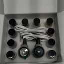 Car Air Freshener, Smart Car Air Freshener for Vent Clips, 1200 Sprays Per Charge, Car Fresheners with Auto On/Off, 5 Scents, 10 Refill Bottles (1Pack-Grey)