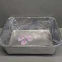 Stainless Steel Cat Litter Box for Adult Cats or Kitty/Kitten 18"x14"x6" Rust-Proof, High Side, Non Stick, No Smell, Easy to Clean Metal Cat Litter Box (Large:17.5"L x 13.6"W x 6"H)