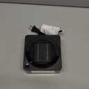 Gaiatop Mini Space Heater, Lightweight PTC Ceramic Fast Heating 500W Energy Efficient for Indoor Use, Overheating & 45 Tip-Over Protection, Portable Desk Electric Heaters for Office Home Black