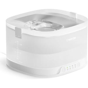 Cheerble Pumpless Dog Water Fountain, 4L/135oz D1 Automatic Pet Water Dispenser for Dogs MagDrive™ Technology Dual Mode Dispensing, No Cleaning Hassle, No Electrical Leakage, BPA-Free