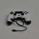 MOVONE Wireless Controller for PS4,Dual Vibration Game Joystick/Motion Sensing/Touchpad/Speaker/3.5mm Headphone,Compatible with PS4/Slim/Pro Console/PC(white+black)