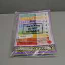 Blulu 12 Pcs Educational Math Posters for Kids Multiplication Chart Division Addition Subtraction Posters Laminated Times Table Chart for Elementary and Middle School Must Haves Decor, 16 x 11 "