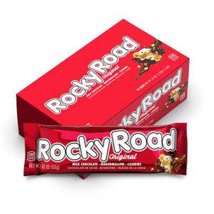 Annabelle's Rocky Road Candy Bar, 1.8-Ounce Bars (Pack of 24), BB Date: 10/23/2026