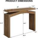 43-Inch Console Tables for Entryway, Farmhouse Wood Sofa Table